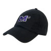 Thumbnail image for  Black Unstructured Adjustable Low Profile Hat
