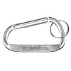 Thumbnail image for  Silver Carabiner with Split Ring