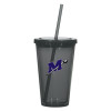 Thumbnail image for  Madison Double Wall Charcoal Tumbler w/Straw 16oz
