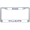 Thumbnail image for  Dad Metal License Plate Frame in Chrome
