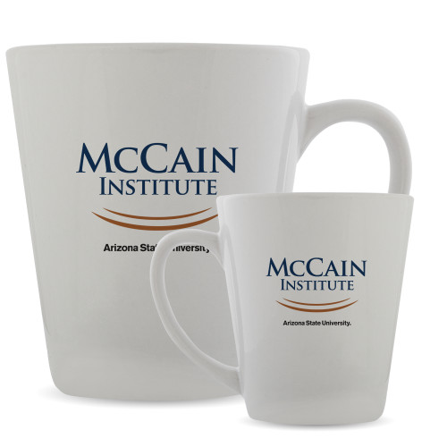 McCain Institute Full Color Latte Mug 12oz