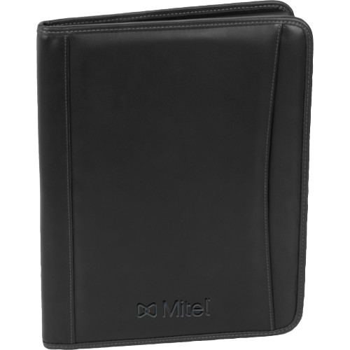 Mitel Millennium Black Leather Writing Pad