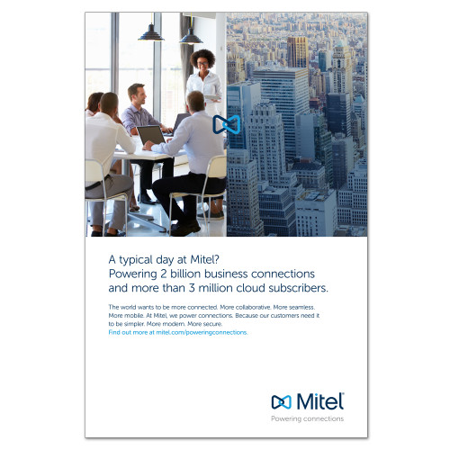 Mitel 24 x 36 Poster Mounted to Foam Core