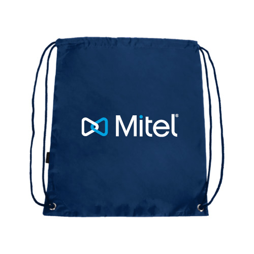 Mitel Navy Drawstring Backpack