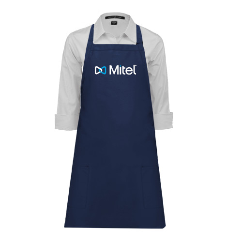 Mitel Full Length Navy Apron