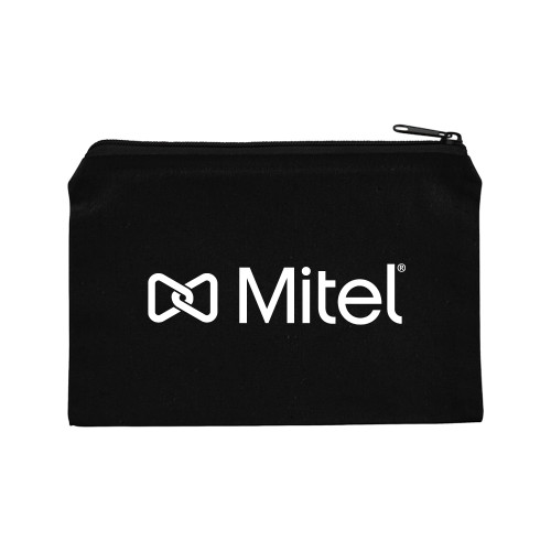  8oz. Black Cotton Travel Pouch