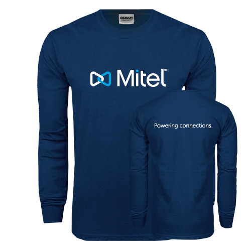 Mitel Navy Long Sleeve T-Shi