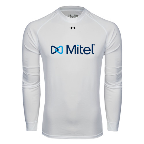 Mitel Under Armour White Long Sleeve Tech T