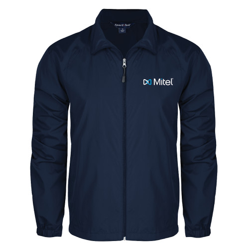 Mitel Navy Full Zip Wind Jack