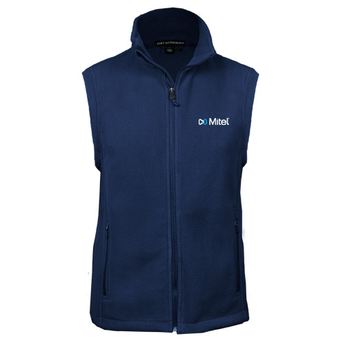 Mitel Navy Fleece Full Zip Ve