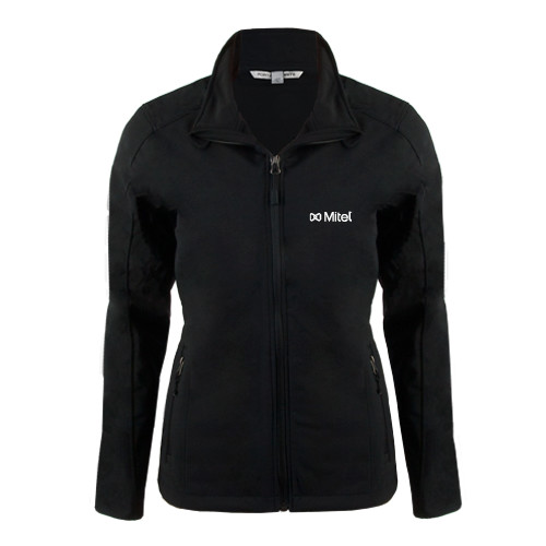 Mitel Womens Black Softshell Jack