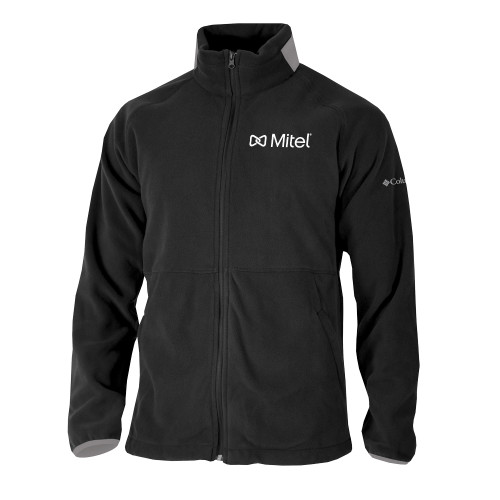 Columbia Black Everest Ridge Fleece Full Zip Jacket-