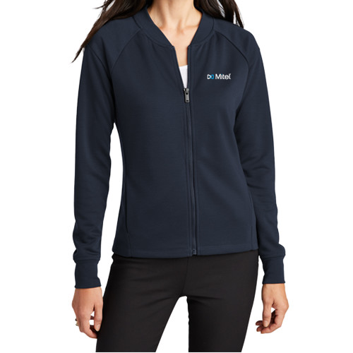  Mercer+Mettle Womens Night Navy Full Zip Jacket