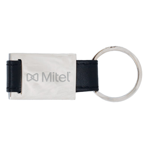 Mitel Black Leather Key Holder