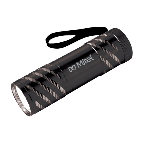 Mitel Astro Black Flashlight