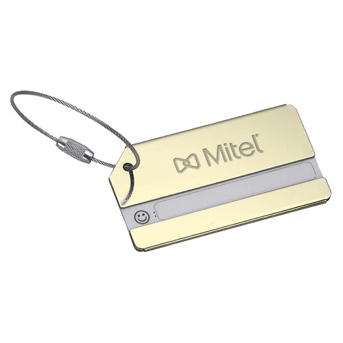 Mitel Gold Luggage Tag