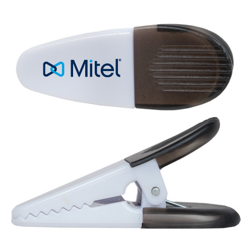 Mitel White Crocodile Clip/Magnet