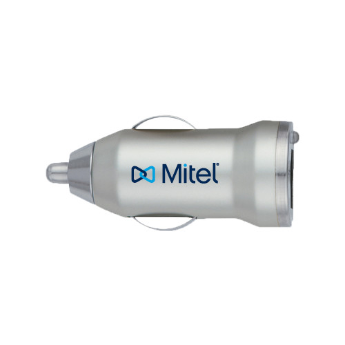 Mitel On the Go Silver Car Charger