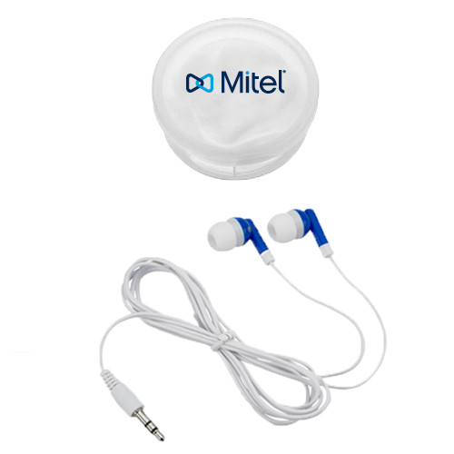 Mitel Ear Buds in White Case