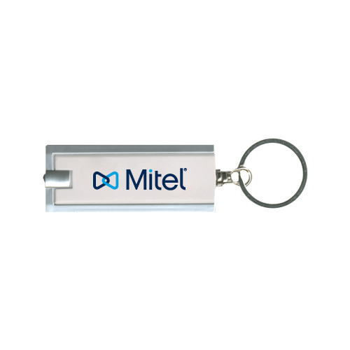 Mitel Turbo White Flashlight Key Holder