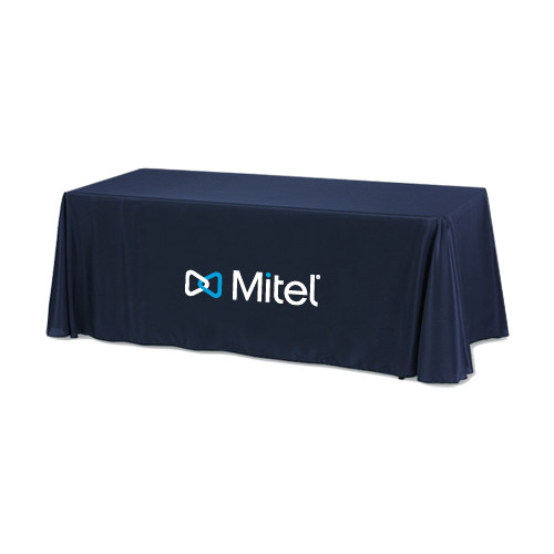 Mitel Navy 6 foot Table Throw