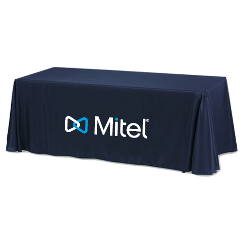 Mitel Navy 8 foot Table Throw