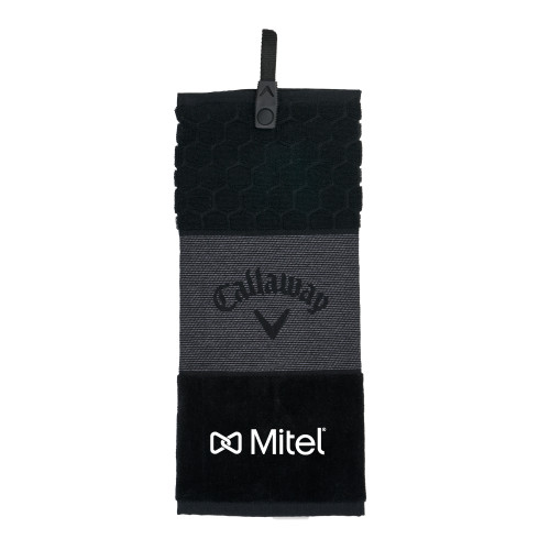 Mitel Callaway Black Trifold Towel