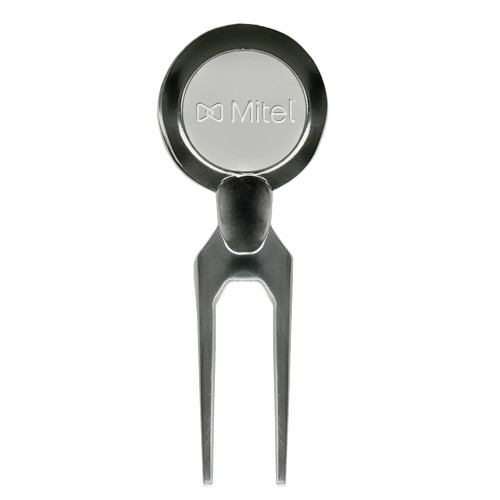 Mitel Silver Divot Tool/Ball Marker