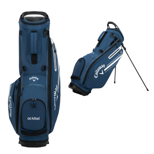 Mitel Callaway Chev Navy Stand Golf Bag