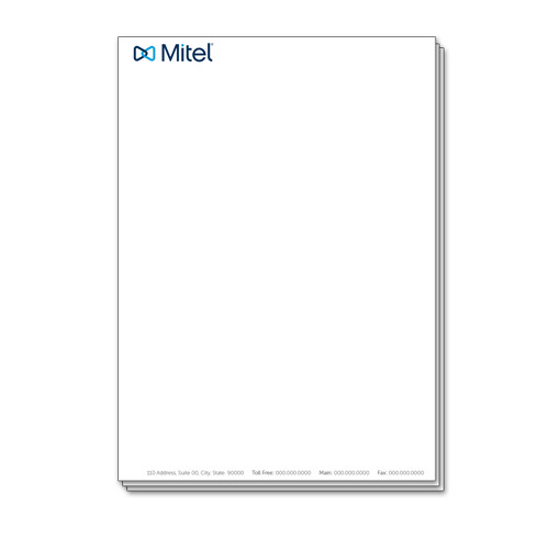 Mitel Personalized 5x7 Notepads 50 shts/pad