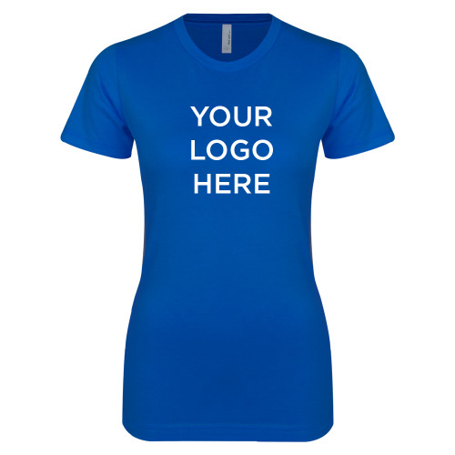 McKesson Next Level Womens Royal Boyfriend Tee-Your Logo Here