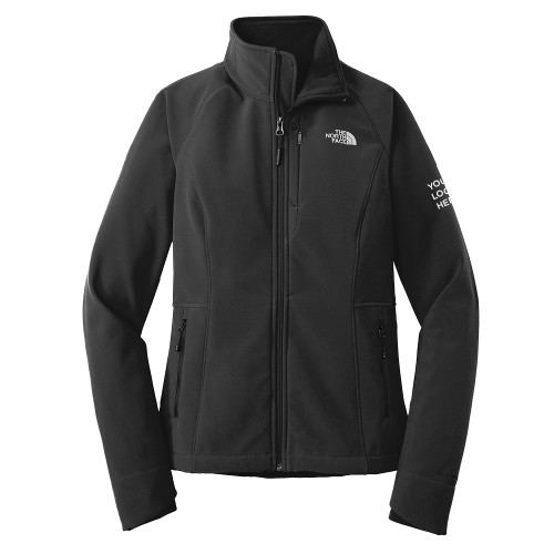 The North Face Womens Black Apex Barrier Softshell Jacket-Your Logo Here