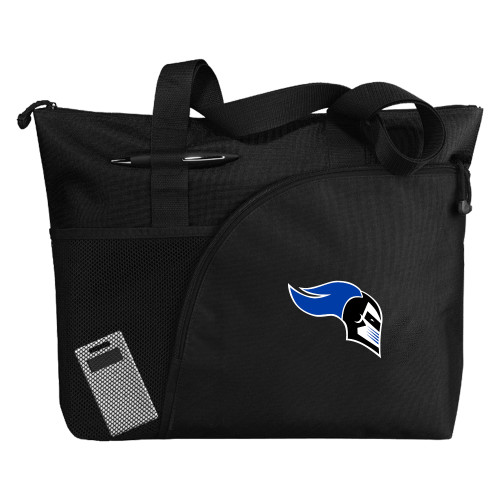  Excel Black Sport Utility Tote - Knight Head Logo