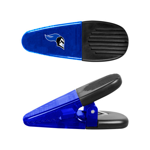  Blue Crocodile Clip/Magnet - Knight Head Logo