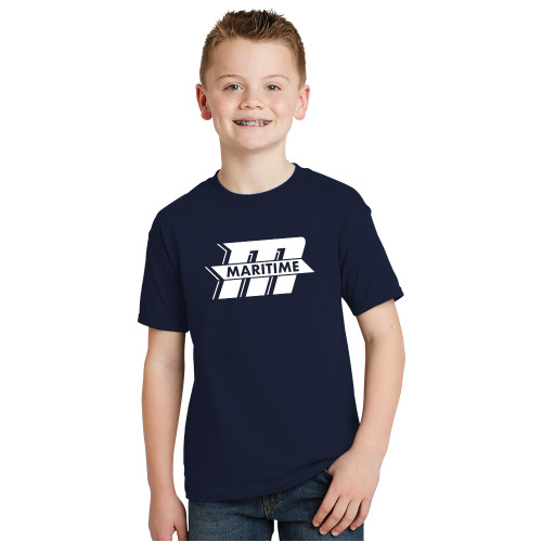  Youth Navy T Shirt - Primary Mark