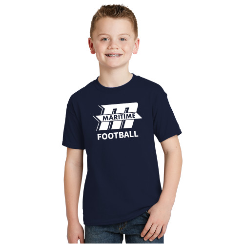  Youth Navy T Shirt - Football