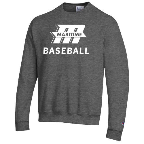  Champion Granite Heather Fleece Crew - Baseball