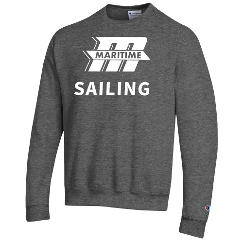  Champion Granite Heather Fleece Crew - Sailing