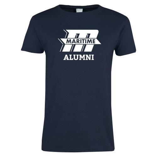  Womens Short Sleeve Navy Tee - Alumni