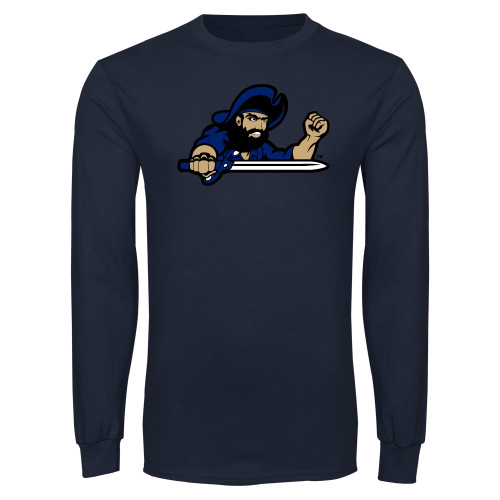  Navy Long Sleeve T-Shirt - Mascot