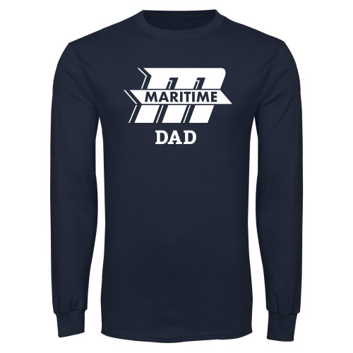  Navy Long Sleeve T-Shirt - Dad