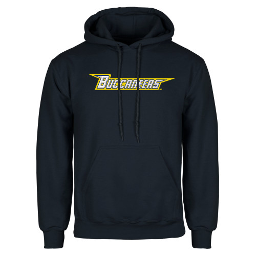  Navy Fleece Hoodie - Wordmark