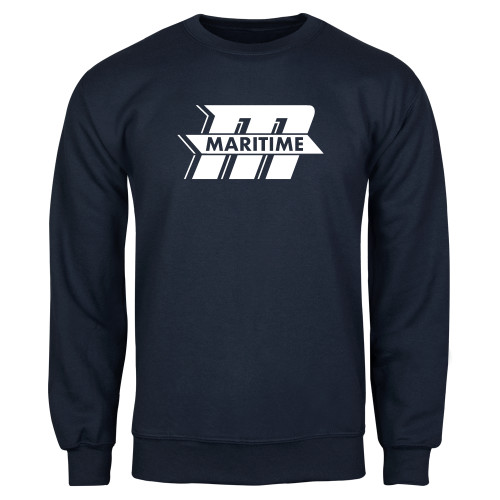  Navy Fleece Crew - Primary Mark