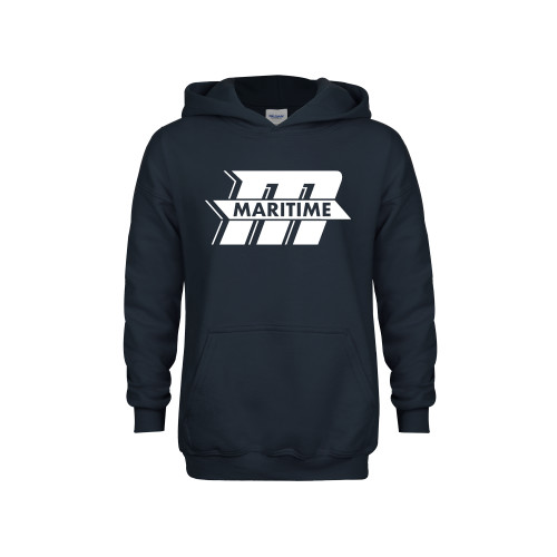  Youth Navy Fleece Hoodie - Primary Mark