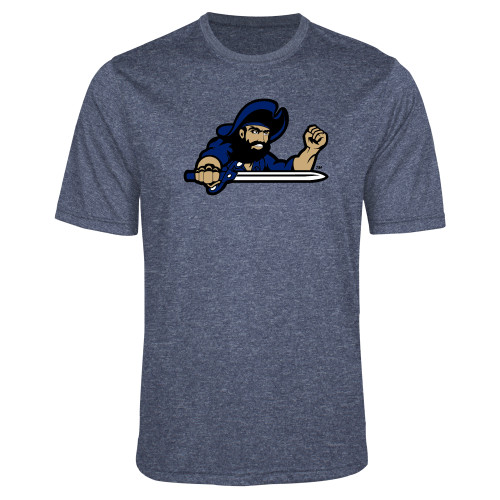 Navy Heather Performance Contender Tee - Mascot
