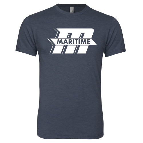  Next Level Navy Triblend Tee - Primary Mark