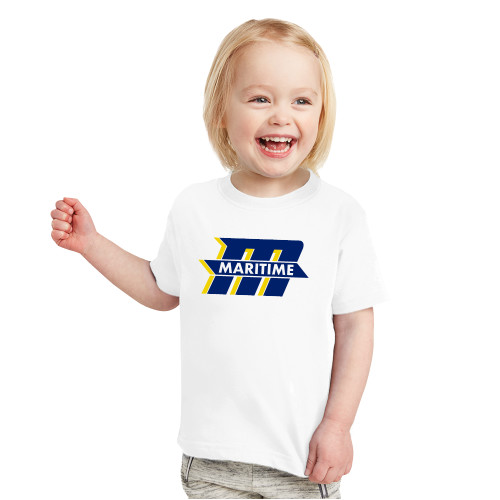  Toddler White T Shirt - Primary Mark