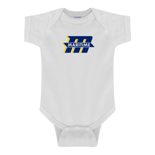  White Infant Onesie - Primary Mark