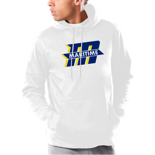  Under Armour White Armour Fleece Hoodie - Primary Mark