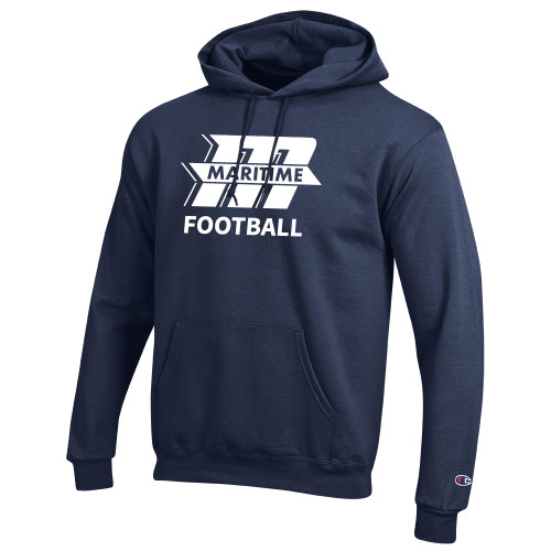  Champion Navy Fleece Hoodie - Football